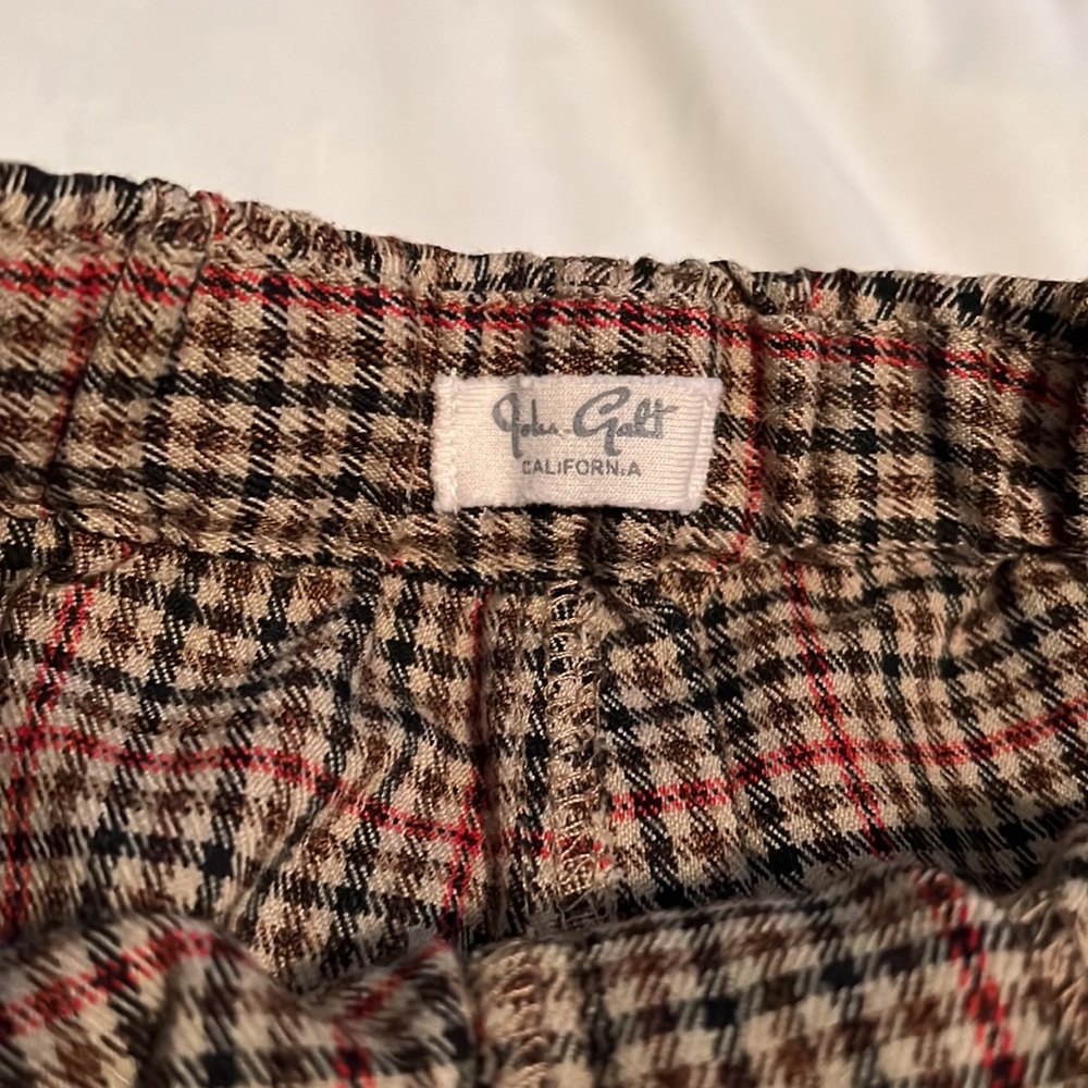 Plaid high waisted trousers! Size small - Picture 3 of 5